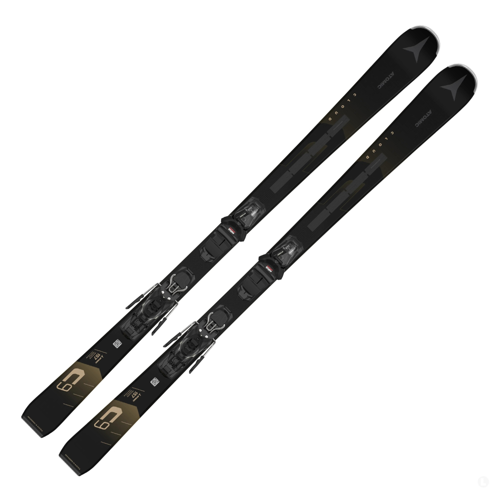 Лыжи горные Atomic Cloud C9 RVSK Light + M 10 GW black gold 