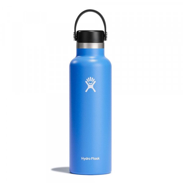 Термобутылка Hydro Flask Standard Mouth with Flex Cap 0.6 L синяя