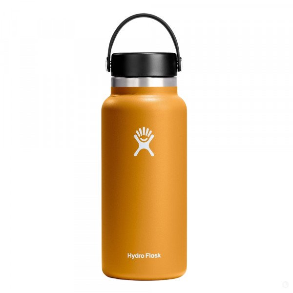 Термо-бутылка Hydro Flask Wide Mouth w/ Flex Cap 0.9 L оранжевая
