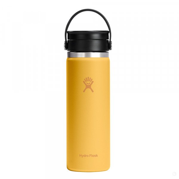 Термо-бутылка Hydro Flask Wide Mouth w/ Flex Sip Lid 0.6 L желтая