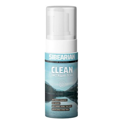 Чистящая пена Sibearian Clean 150 мл Чистящая пена Sibearian Clean 150 мл