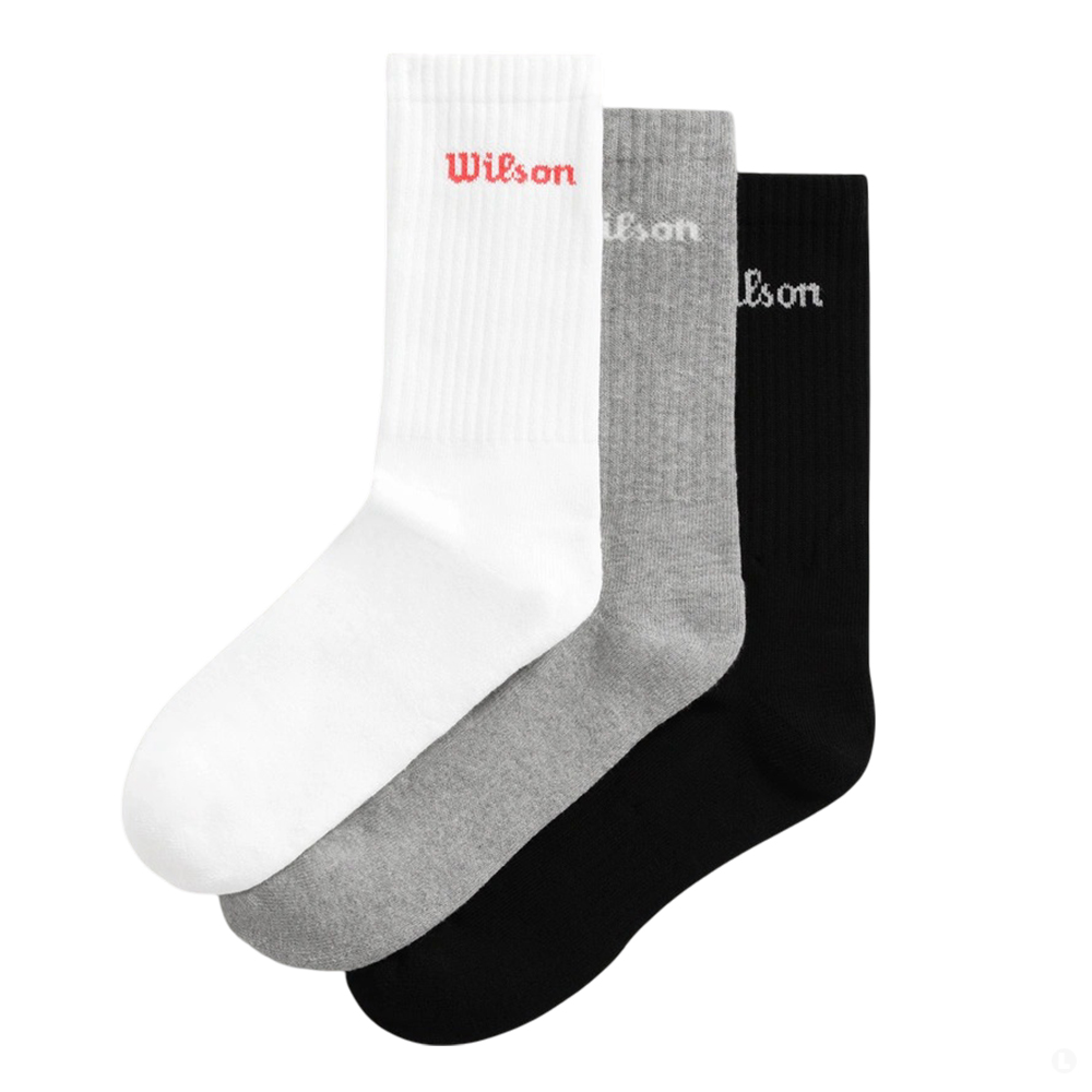 Носки Wilson U Crew Logo Sock 3 Pack 