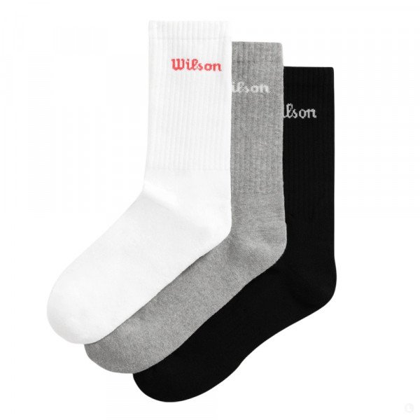 Носки Wilson U Crew Logo Sock 3 Pack Носки Wilson U Crew Logo Sock 3 Pack