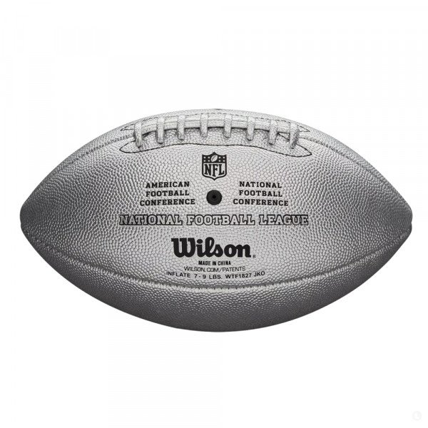 Мяч для американского футбола Wilson Duke Metallic Edition Os Fb Silver 