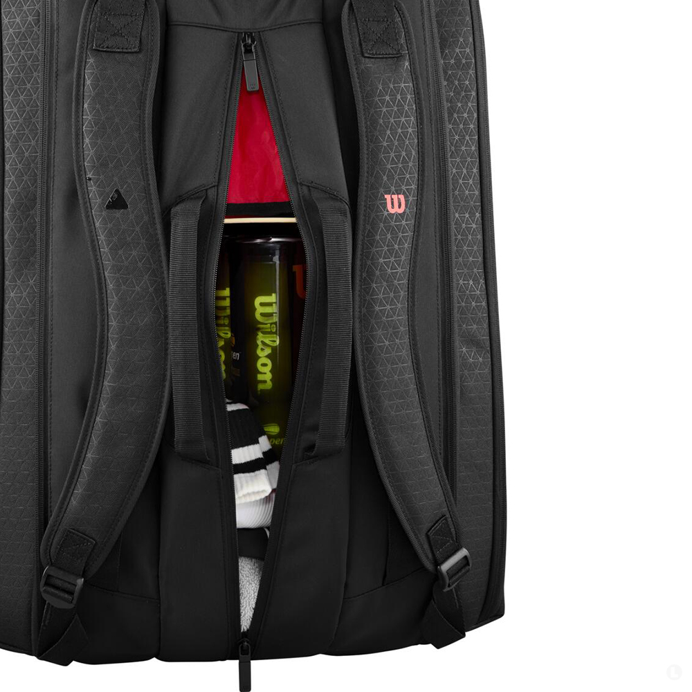 Сумка для ракеток Wilson Clash V3 (15 pack) черная Сумка для ракеток Wilson Clash V3 (15 pack) черная