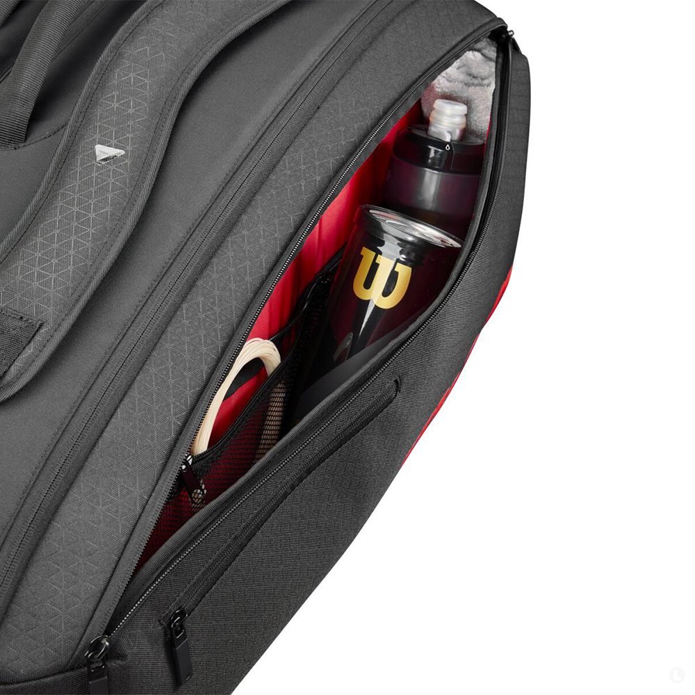 Сумка для ракеток Wilson Clash V3 (15 pack) черная Сумка для ракеток Wilson Clash V3 (15 pack) черная
