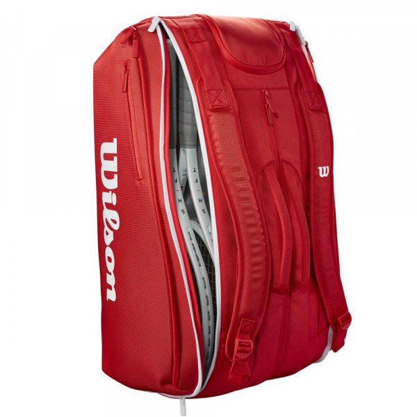 Сумка для ракеток Wilson Super Tour Red (15 pack) крассная