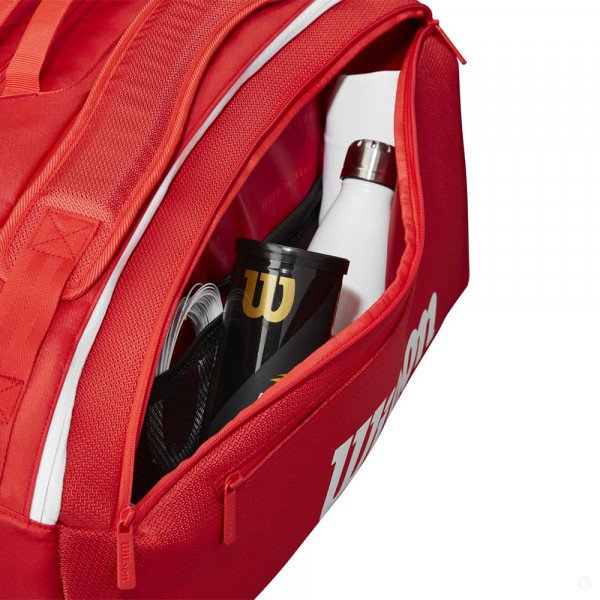 Сумка для ракеток Wilson Super Tour Red (15 pack) крассная