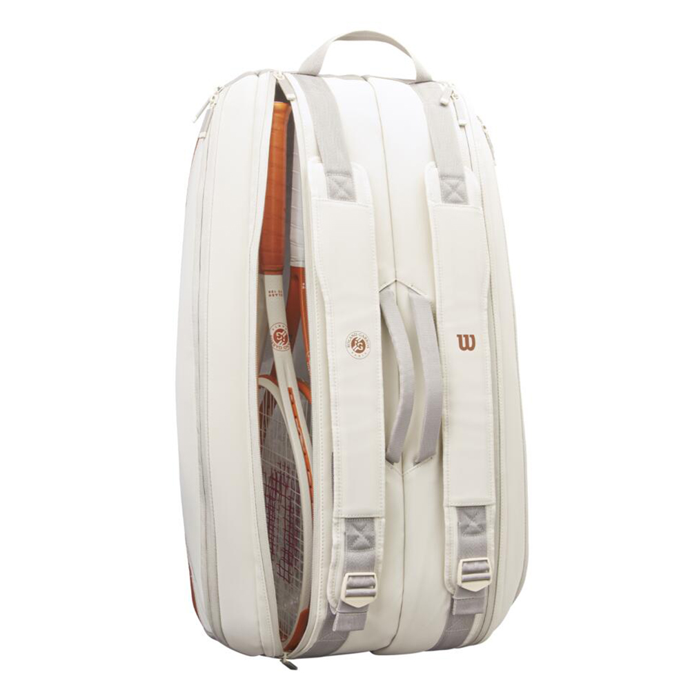 Сумка для ракеток Wilson Super Tour RG (9 pack) бежевая