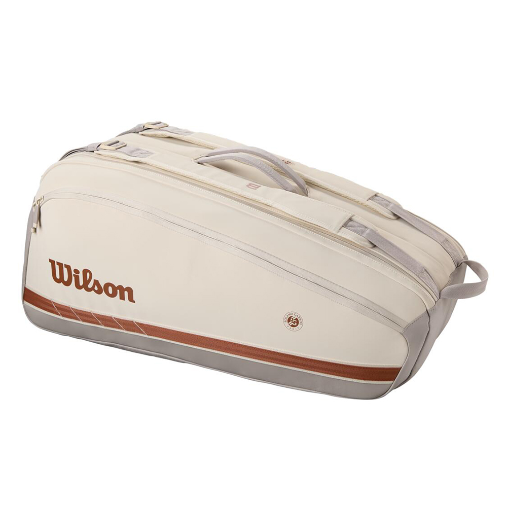 Сумка для ракеток Wilson Super Tour RG (9 pack) бежевая