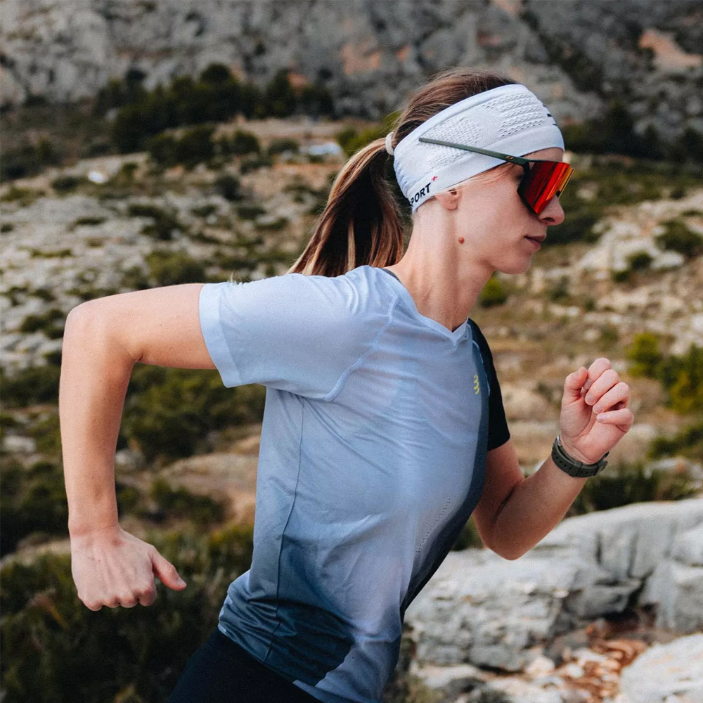 Повязка на голову широкая Compressport Headband Повязка на голову широкая Compressport Headband