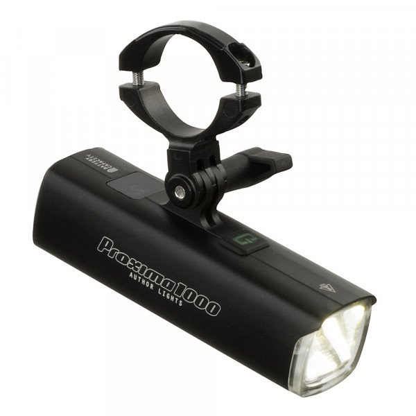 Передняя фара Author Proxima 1000 lm / GoPro clamp USB Alloy 