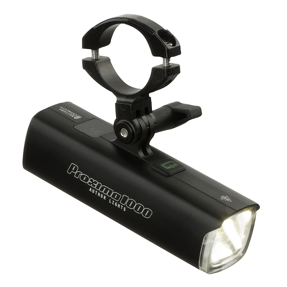 Передняя фара Author Proxima 1000 lm / GoPro clamp USB Alloy 
