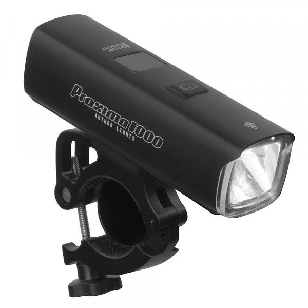 Передняя фара Author Proxima 1000 lm / HB 22-38 mm USB Alloy 
