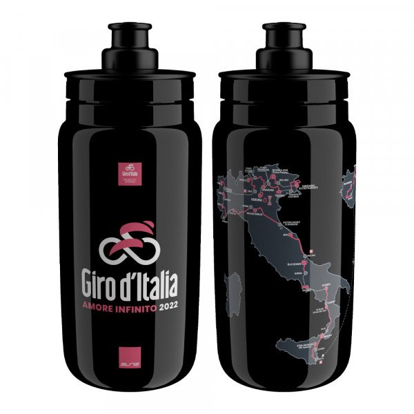 Фляга для воды Elite Fly Giro D'Italia Black Map 