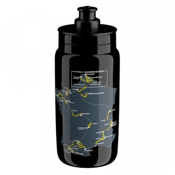 Фляга для воды Elite Fly Tour de France Black Map