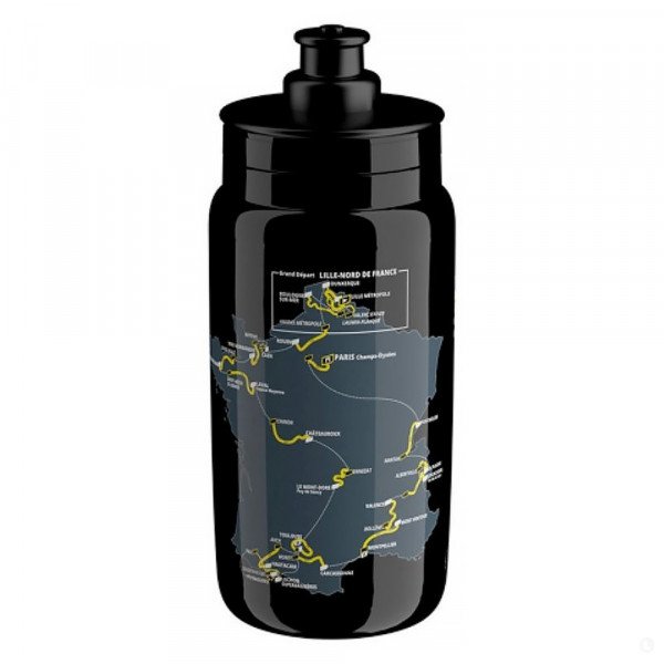 Фляга для воды Elite Fly Tour de France Black Map