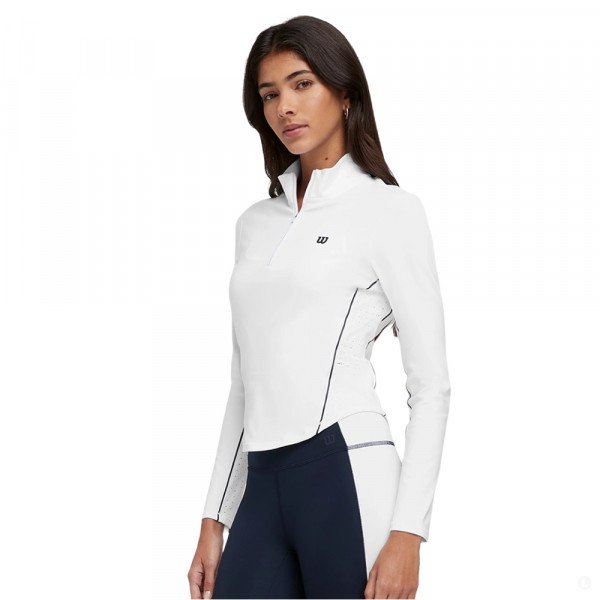 Лонгслив женский Wilson Brentwood Half-Zip 