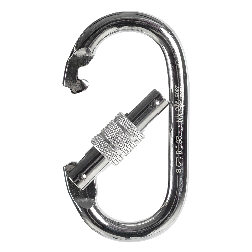 Карабин Вертикаль овал стальной  