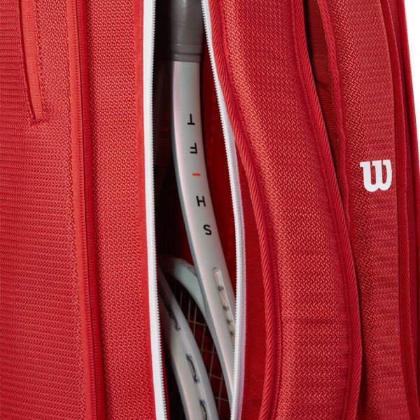 Сумка для ракеток Wilson Super Tour Wilson Red 2025 (6 pack) 