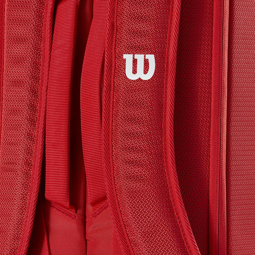 Сумка для ракеток Wilson Super Tour Wilson Red 2025 (6 pack) Сумка для ракеток Wilson Super Tour Wilson Red 2025 (6 pack)
