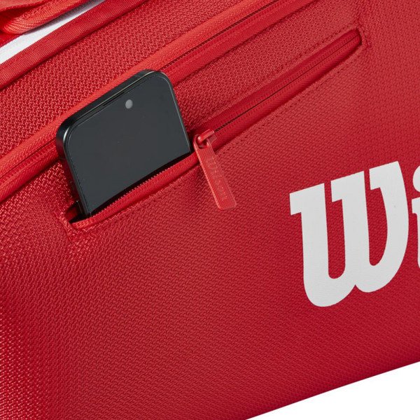 Сумка для ракеток Wilson Super Tour Wilson Red 2025 (6 pack) 