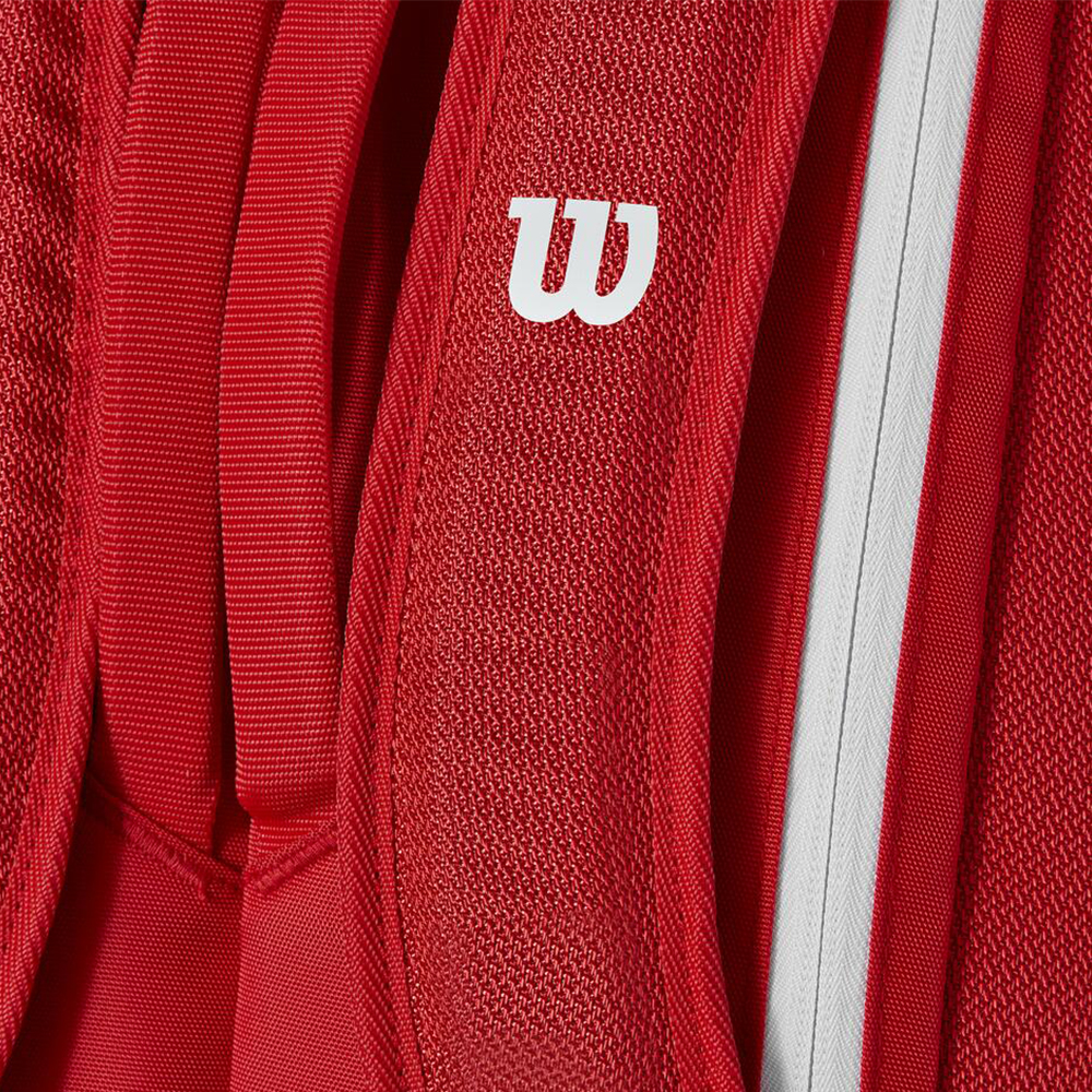 Сумка для ракеток Wilson Super Tour Wilson Red 2025 (9 pack) Сумка для ракеток Wilson Super Tour Wilson Red 2025 (9 pack)