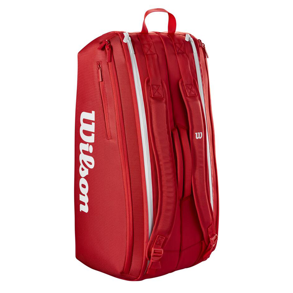 Сумка для ракеток Wilson Super Tour Wilson Red 2025 (9 pack) Сумка для ракеток Wilson Super Tour Wilson Red 2025 (9 pack)
