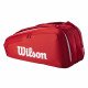 Сумка для ракеток Wilson Super Tour Wilson Red 2025 (9 pack) 