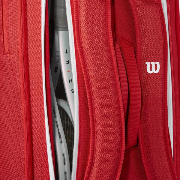 Сумка для ракеток Wilson Super Tour Wilson Red 2025 (9 pack) 