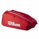 Сумка для ракеток Wilson Super Tour Wilson Red 2025 (9 pack) 