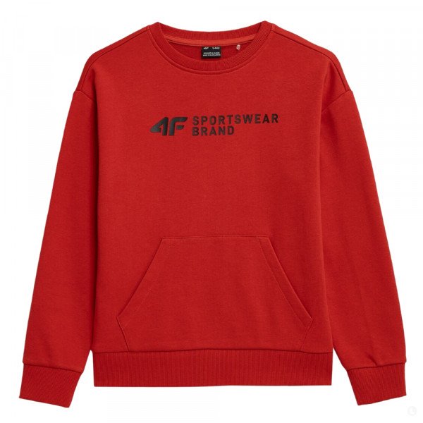 Толстовка детская 4F Cotton Boy красная