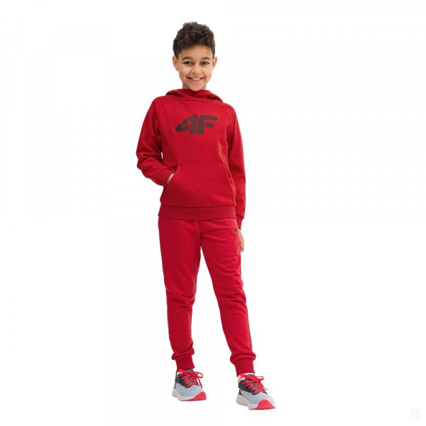 Брюки детские 4F Cotton Boy красные