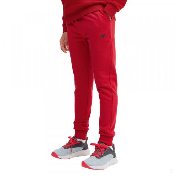 Брюки детские 4F Cotton Boy красные
