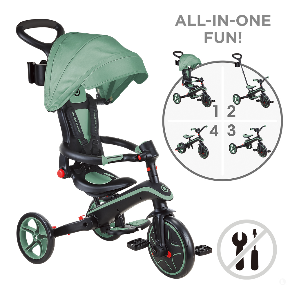 Коляска трансформер Globber Trike Explorer 4 in 1 