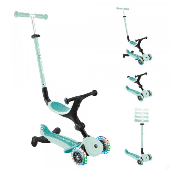Самокат детский трансформер Globber Go.Up Active Lights 360 