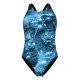 Купальник женский спортивный Arena Blue flowers 