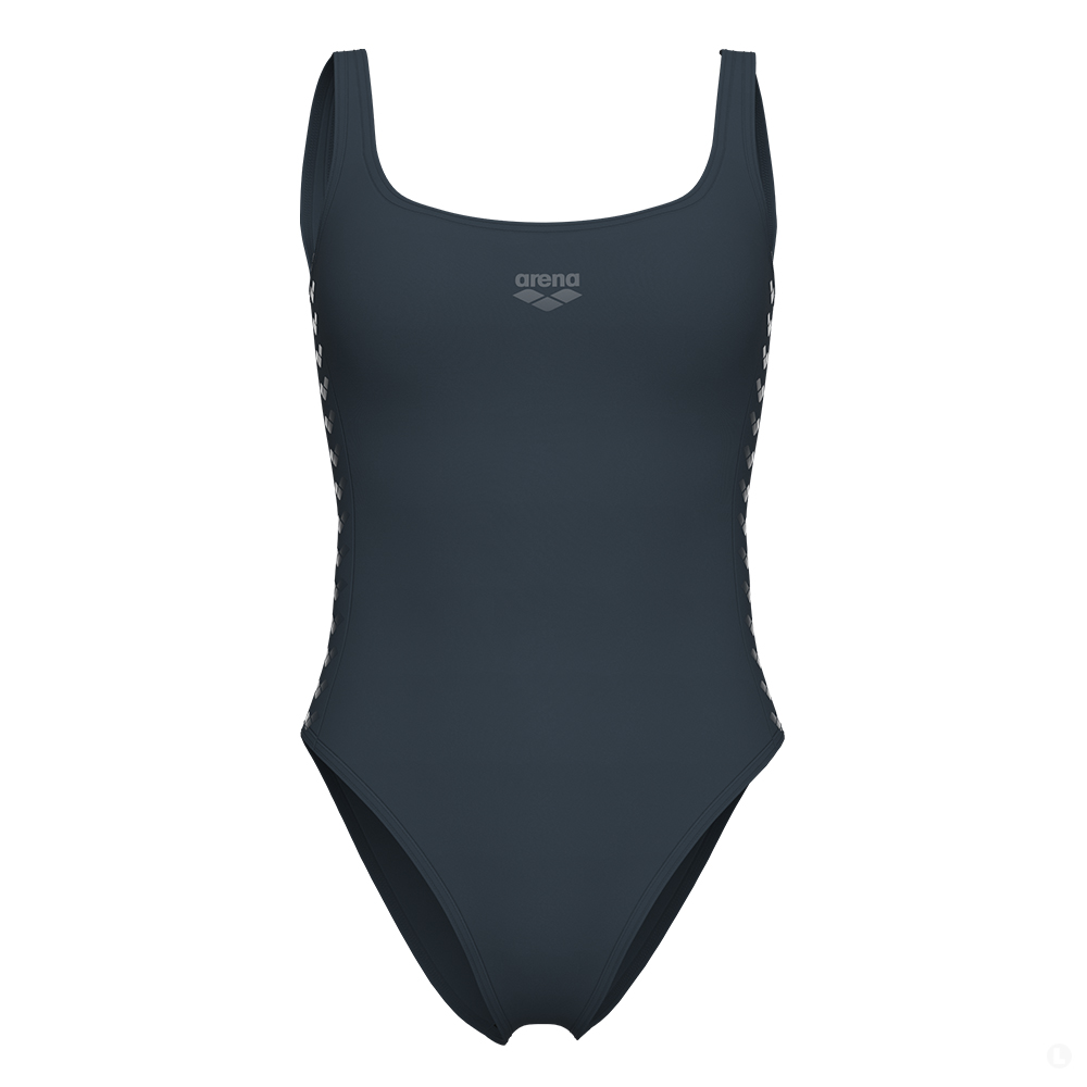 Купальник женский спортивный Arena Team stripe