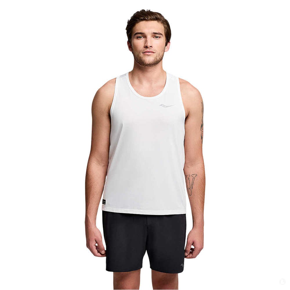 Майка мужская Saucony Stopwatch singlet Майка мужская Saucony Stopwatch singlet