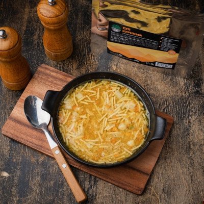 Туристическая еда сублимированный Кронидов суп куриный Туристическая еда сублимированный Кронидов суп куриный