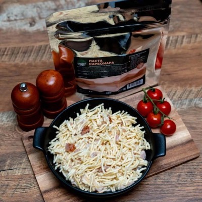 Туристическая еда сублимированный продукт, Кронидов мясорастительный паста Карбонара Туристическая еда сублимированный продукт, Кронидов мясорастительный паста Карбонара
