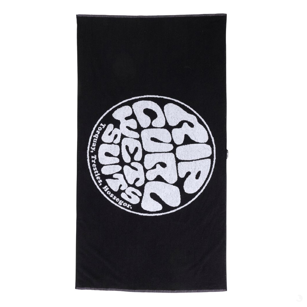 Полотенце Rip Curl Logos towel черный 
