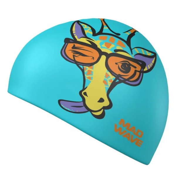 Шапочка для плавания детская Madwave Giraffe