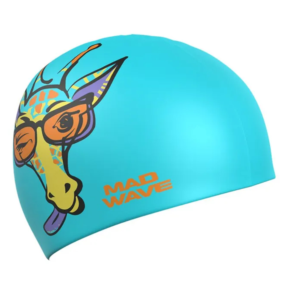 Шапочка для плавания детская Madwave Giraffe