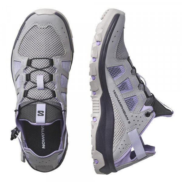 Треккинговые кроссовки женские Salomon Techamphibian 5 