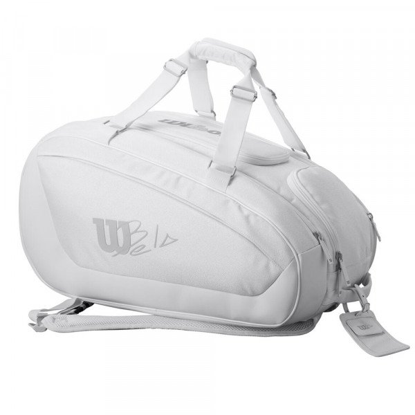 Сумка для ракеток Wilson Bela Super Tour Padel белая