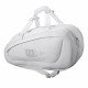 Сумка для ракеток Wilson Bela Super Tour Padel белая
