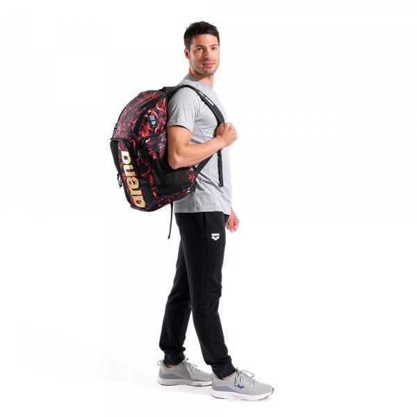 Спортивный рюкзак Arena Spiky 45 allover красный