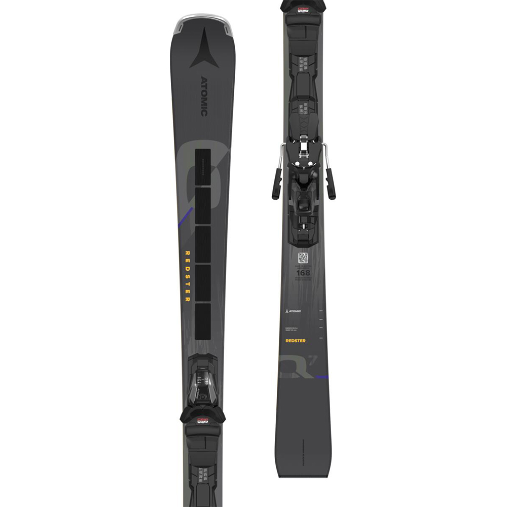 Лыжи горные Atomic Redster Q7 RVSK C + M 12 GW black smoke 