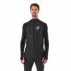 Лонгслив мужской Compressport Hurricane Windproof Seamless HZ Top 